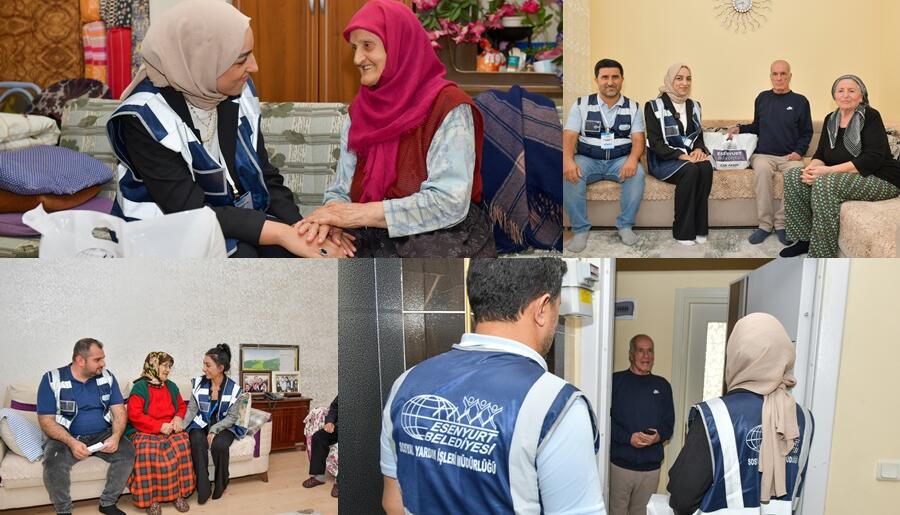 ESENYURT BELEDİYESİ’NDEN 1 EKİM DÜNYA YAŞLILAR GÜNÜ’NDE ANLAMLI ZİYARET