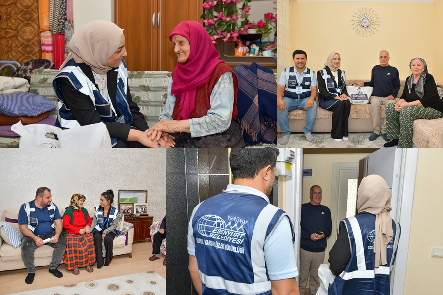 ESENYURT BELEDİYESİ’NDEN 1 EKİM DÜNYA YAŞLILAR GÜNÜ’NDE ANLAMLI ZİYARET