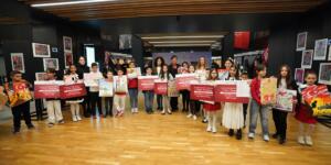 ÇOCUKLAR CUMHURİYET’İ RESİM VE ŞİİRLERLE ANLATTI