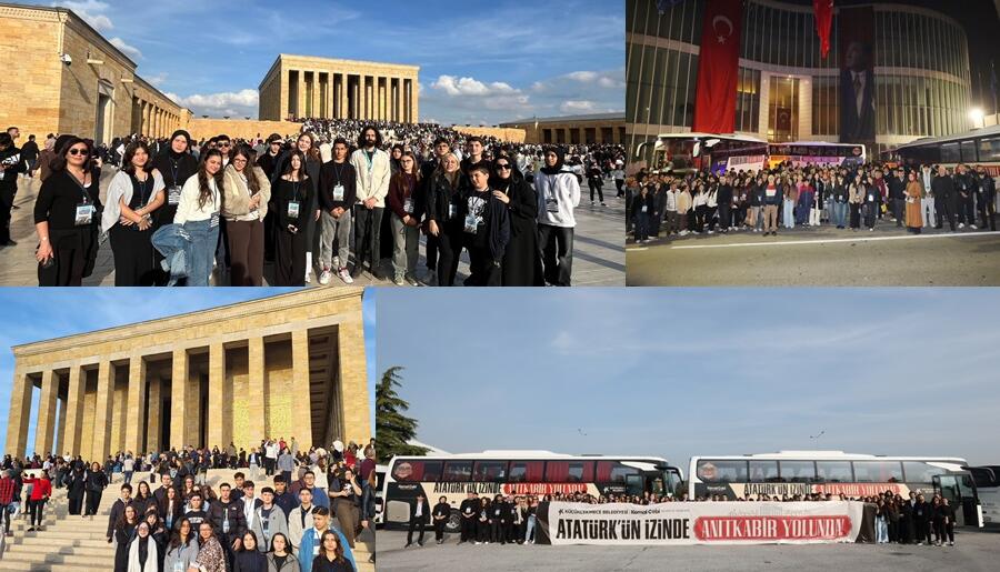 KÜÇÜKÇEKMECELİ GENÇLER ATA’NIN HUZURUNDA