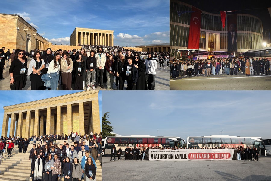 KÜÇÜKÇEKMECELİ GENÇLER ATA’NIN HUZURUNDA