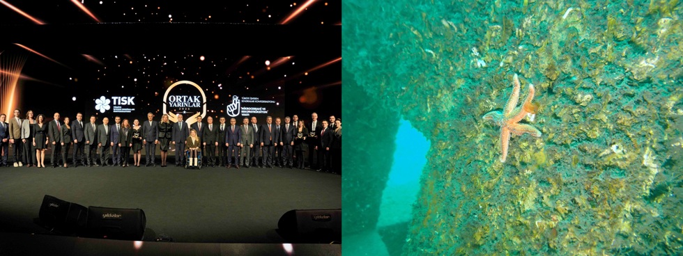 AKÇANSA’NIN YAPAY RESİF PROJESİNE ORTAK YARINLAR ÖDÜLÜ