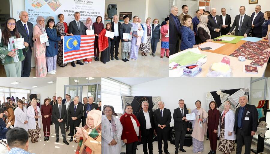 TÜRK VE MALEZYALI ZANAATKARLAR, EL SANATLARINDA ORTAK MİRASI PAYLAŞTI
