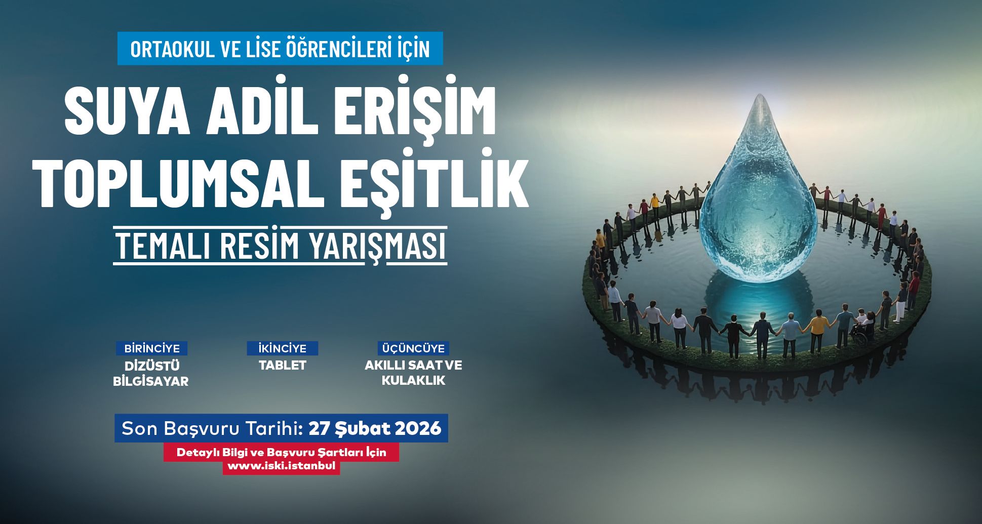 İSKİ’DEN DÜNYA SU GÜNÜ’NE ÖZEL RESİM YARIŞMASI