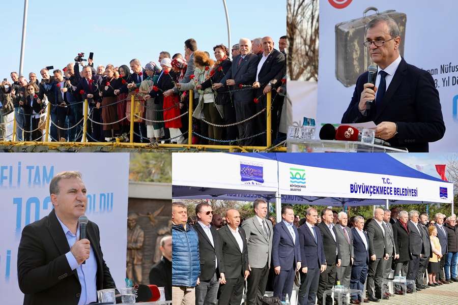 MÜBADELE’NİN 103’ÜNCÜ YILI BÜYÜKÇEKMECE’DE DUYGU YÜKLÜ TÖRENLE ANILDI