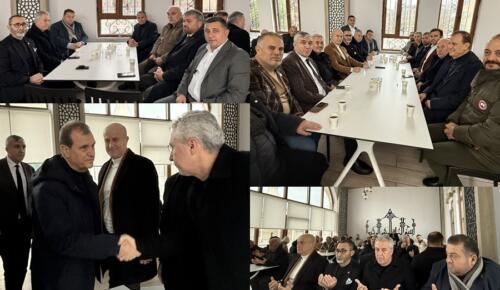 SİYASİLER BU TAZİYEDE BULUŞTU….