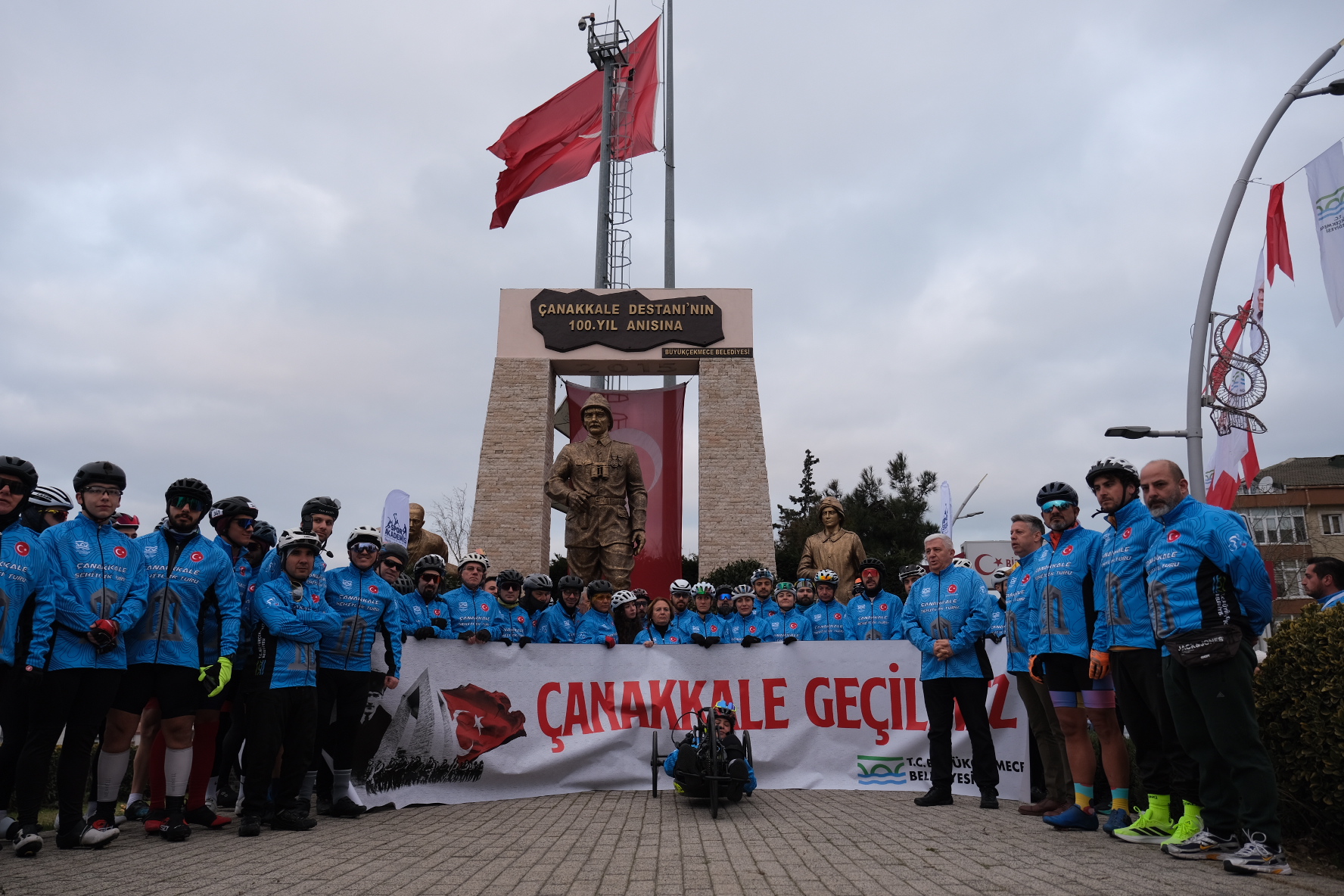 ZAFER TURU’NDA 50 SPORCU, ÇANAKKALE ŞEHİTLERİ ANISINA PEDAL ÇEVİRECEK