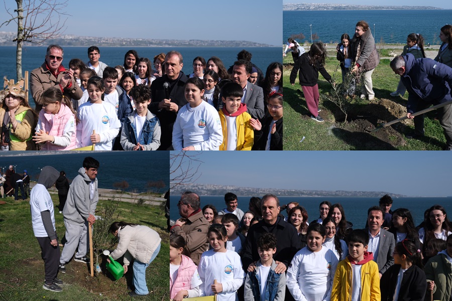 GENÇLER VE ÇOCUKLAR ORMAN HAFTASI’NDA 100 FİDANI TOPRAKLA BULUŞTURDU