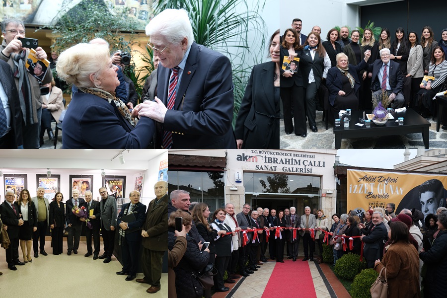 EFSANE SANATÇILAR, YARIM ASIR SONRA İZZET GÜNAY SERGİSİ’NDE BULUŞTU