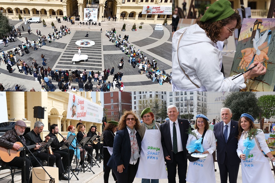 DÜNYA SANAT GÜNÜ’NDE SANATIN TÜM RENKLERİ BÜYÜKÇEKMECE’DE BULUŞTU