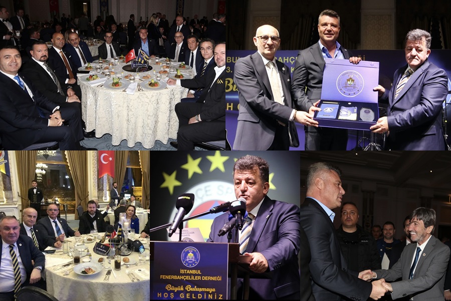 İSTANBUL FENERBAHÇELİLER DERNEĞİ, KURULUŞUNUN 3. YILINI DÜZENLEDİĞİ GECEYLE KUTLADI…