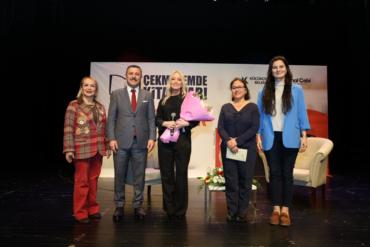 ÇEKMECEM’DE KİTAP VAR’IN KONUĞU SABA TÜMER OLDU