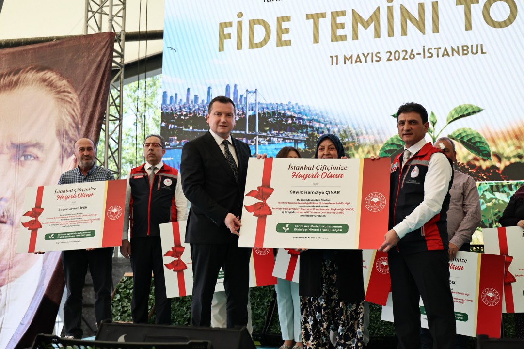 BAŞKAN BALCIOĞLU, FİDE TEMİNİ TÖRENİ’NE KATILDI