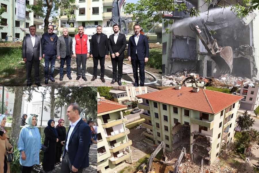 BÜYÜKÇEKMECE’DE GÜVENLİ KENT HEDEFİYLE 40 RİSKLİ YAPI YIKILDI