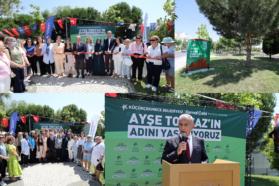 AYŞE TOKYAZ’IN ADININ VERİLDİĞİ PARK’IN AÇILIŞI YAPILDI