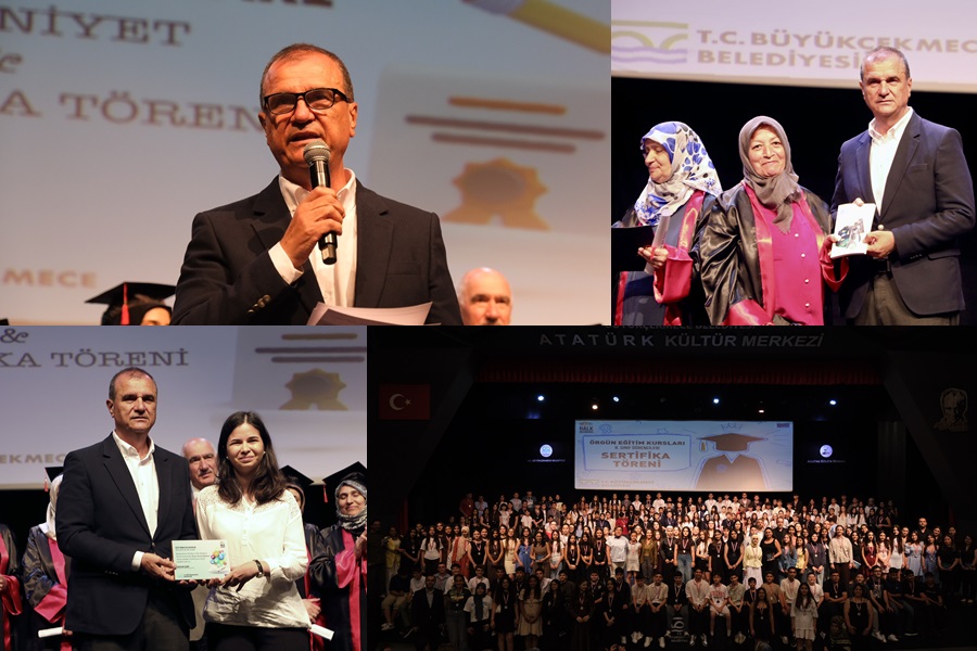 BÜYÜKÇEKMECE BELEDİYESİ HALK AKADEMİSİ’NDE 678 KURSİYER MEZUN OLDU