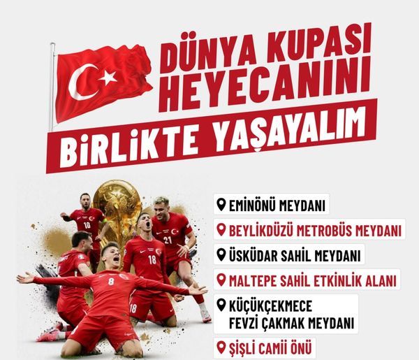 MİLLİ MAÇ COŞKUSU BÜYÜYOR