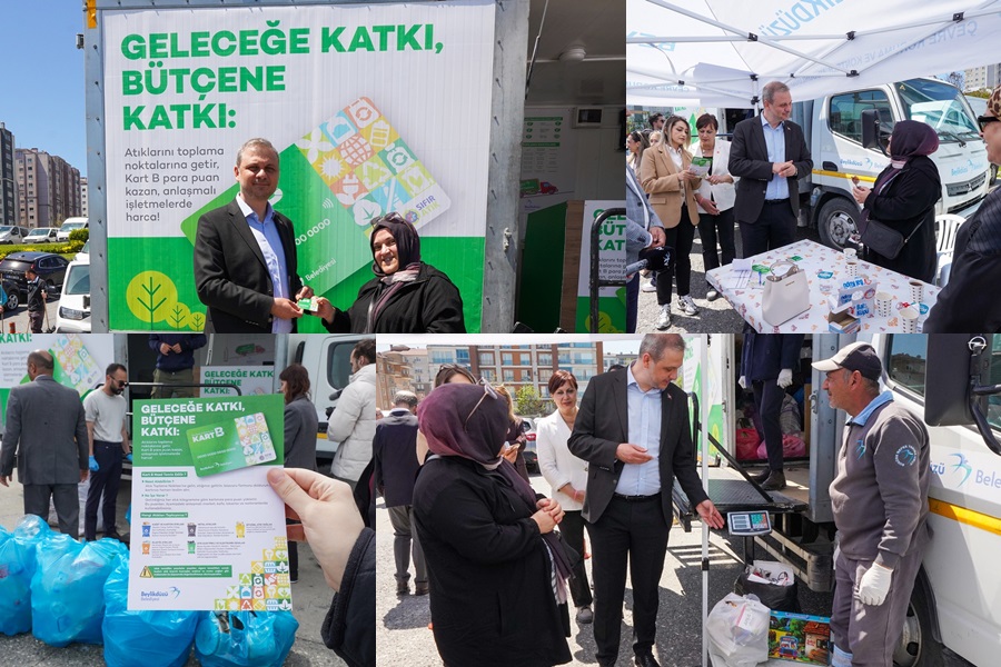 KART B İLE 2 AYDA 20 TON ATIK EKONOMİYE KAZANDIRILDI