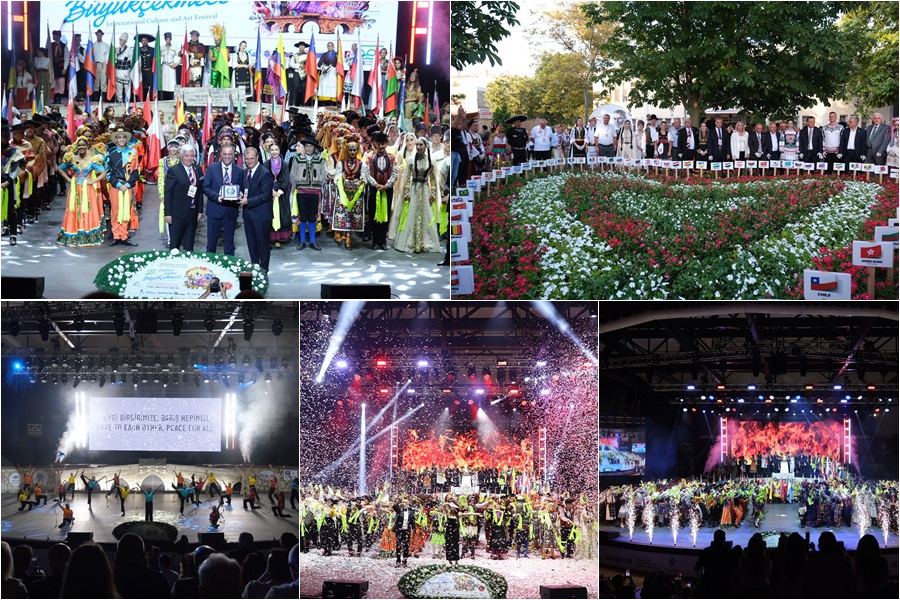 FESTİVALİN AÇILIŞ SEREMONİSİ GÖRKEMLİ ANLARA SAHNE OLDU