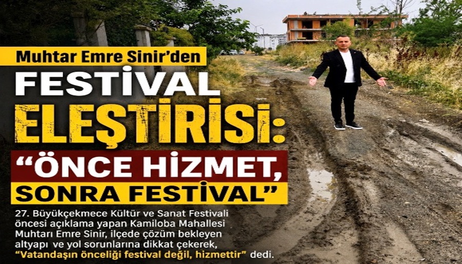 MUHTAR EMRE SİNİR’DEN FESTİVAL ELEŞTİRİSİ: “ÖNCE HİZMET, SONRA FESTİVAL”