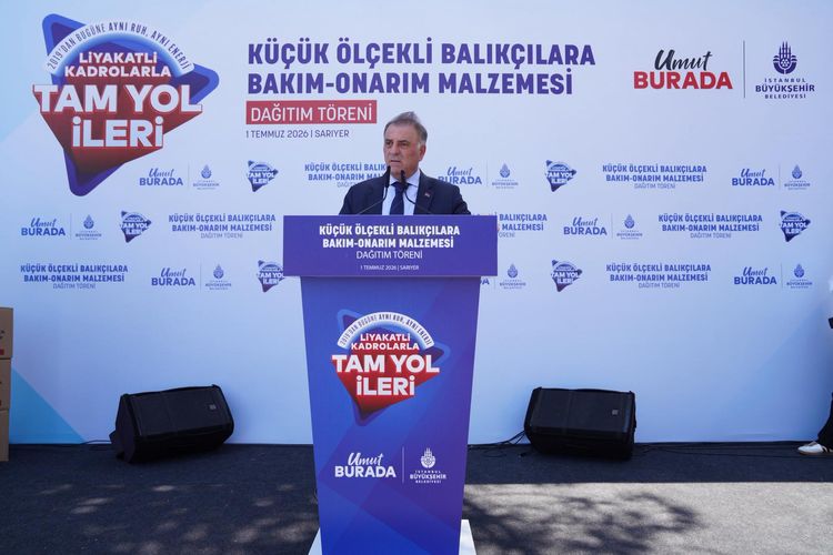 İBB’DEN BALIKÇILARA MALZEME DESTEĞİ