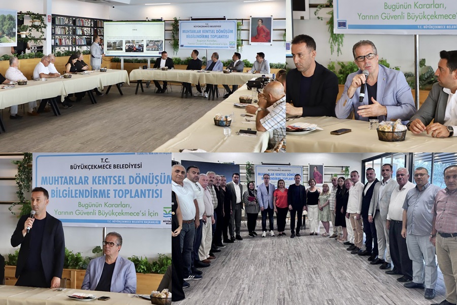 BÜYÜKÇEKMECE’DE MUHTARLARA KENTSEL DÖNÜŞÜM BİLGİLENDİRME TOPLANTISI…