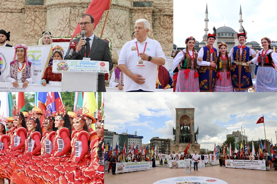 DÜNYANIN RENKLERİ TAKSİM MEYDANI’NDA BULUŞTU