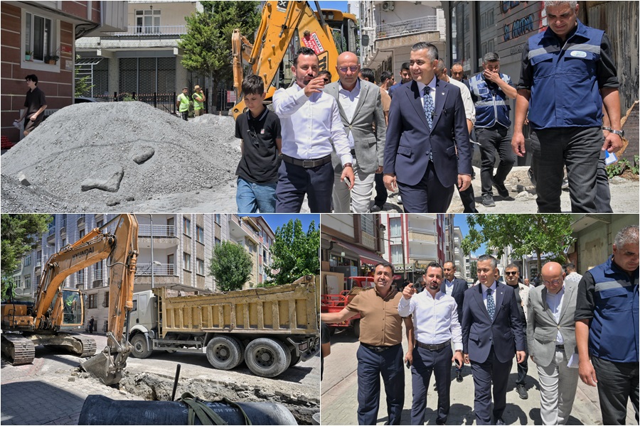 YILLARDIR BEKLENEN YAĞMUR SUYU HATTI ÇALIŞMASI BAŞLADI