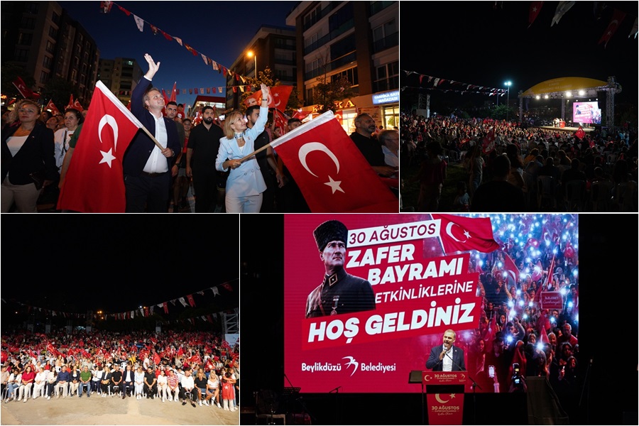 BEYLİKDÜZÜ’NDE 30 AĞUSTOS ZAFER BAYRAMI COŞKUSU YAŞANDI