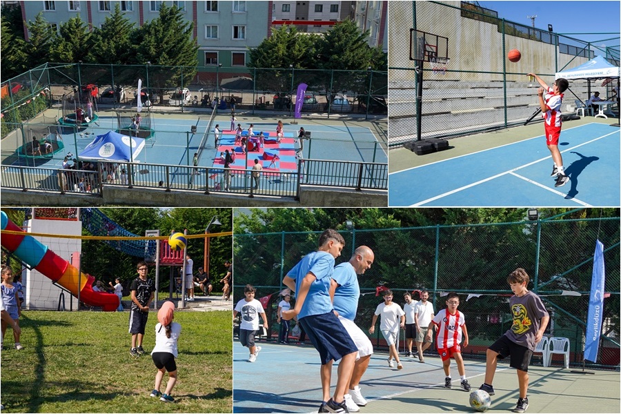 TATİL COŞKUSU ÇOCUK SPOR ŞENLİĞİ’NDE YAŞANDI