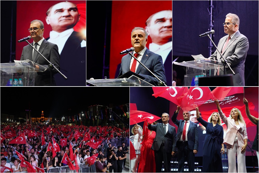CUMHURİYET KENT MEYDANI ZAFER BAYRAMI’NDA GÖRKEMLİ TÖRENLE AÇILDI