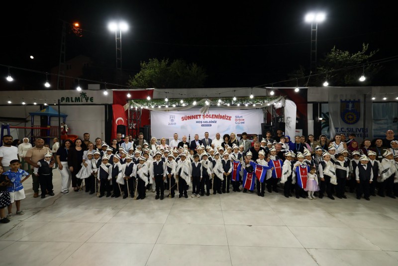 SİLİVRİ’DE SÜNNET ŞÖLENİ COŞKUSU GERÇEKLEŞTİ