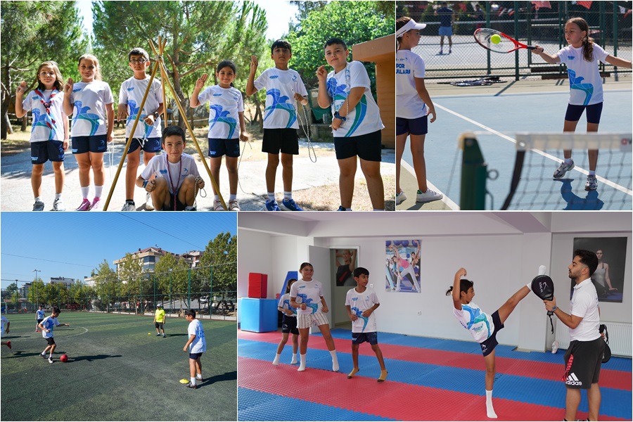 BEYLİKDÜZÜ’NDE ÖĞRENCİLER YAZI SPORLA GEÇİRİYOR