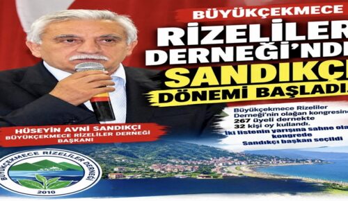 “RİZELİLERDE SANDIKÇI DÖNEMİ!