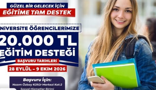 ÇATALCA BELEDİYESİ ÜNİVERSİTE ÖĞRENCİLERİNE YÖNELİK EĞİTİM DESTEĞİNİ SÜRDÜRÜYOR