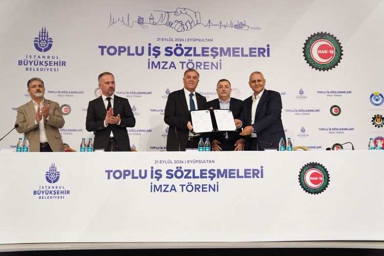 İBB İLE HAK-İŞ ARASINDA TOPLU İŞ SÖZLEŞMESİ