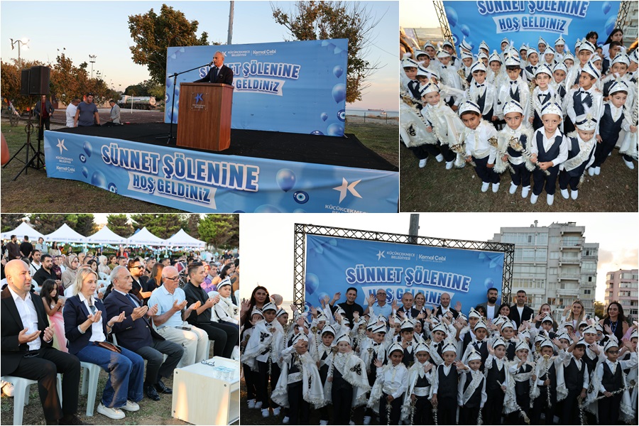 KÜÇÜKÇEKMECE’DE TOPLU SÜNNET ŞÖLENİ COŞKUSU