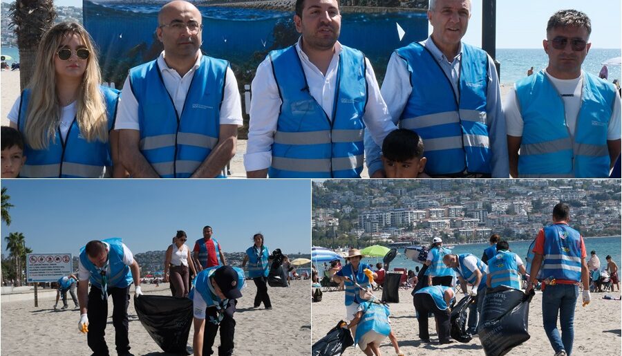 BÜYÜKÇEKMECE’DE DENİZ VE KIYI TEMİZLİĞİYLE ÇEVRE DUYARLILIĞINA DİKKAT ÇEKİLDİ