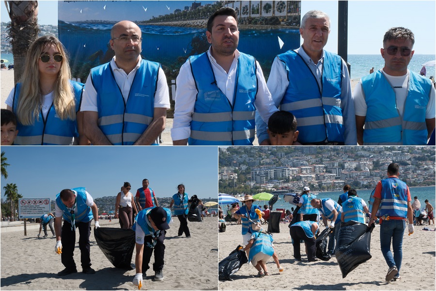 BÜYÜKÇEKMECE’DE DENİZ VE KIYI TEMİZLİĞİYLE ÇEVRE DUYARLILIĞINA DİKKAT ÇEKİLDİ