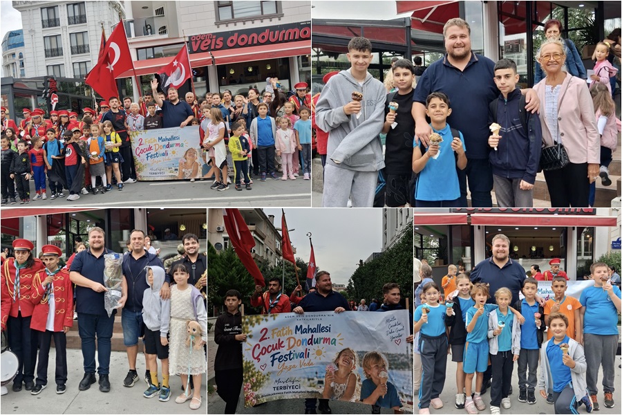 BÜYÜKÇEKMECE’DE ÇOCUKLARIN DONDURMA BAYRAMI! – MUHTAR MUSTAFA TERBİYECİ’DEN ÖRNEK FESTİVAL…