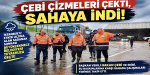 ÇEBİ ÇİZMELERİ ÇEKTİ, SAHAYA İNDİ!