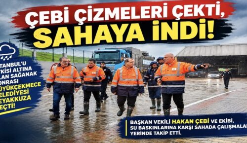 ÇEBİ ÇİZMELERİ ÇEKTİ, SAHAYA İNDİ!