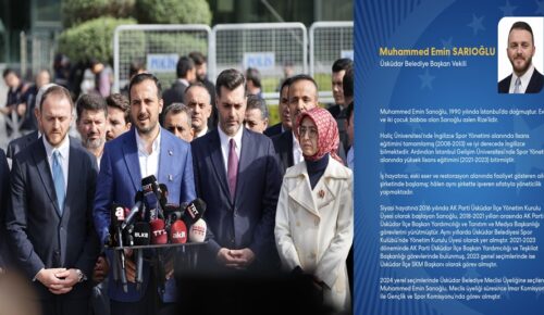 ÜSKÜDAR’DA YENİ BAŞKANVEKİLİ MUHAMMED EMİN SARIOĞLU OLDU!