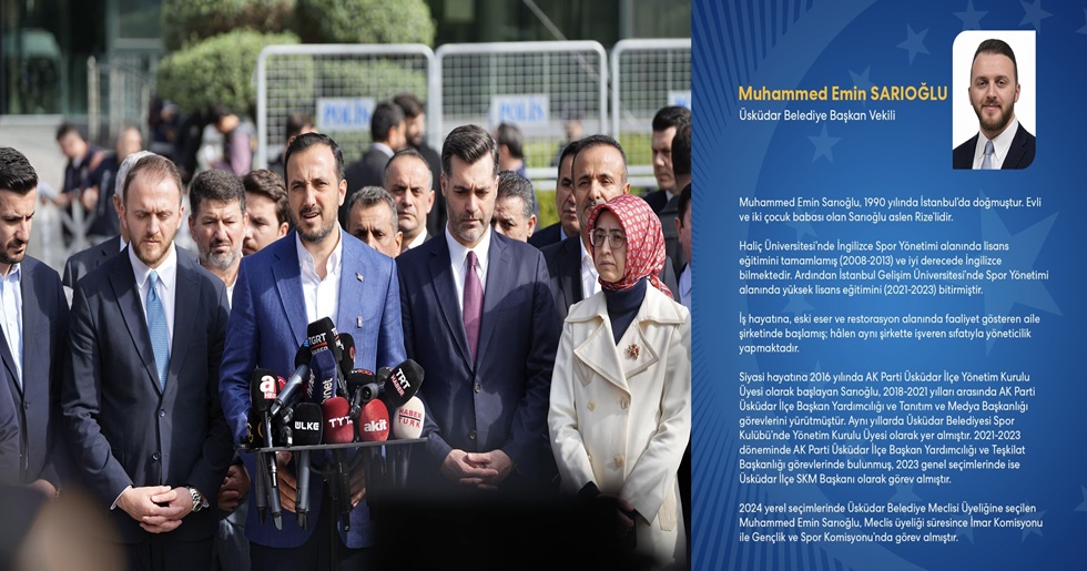 ÜSKÜDAR’DA YENİ BAŞKANVEKİLİ MUHAMMED EMİN SARIOĞLU OLDU!