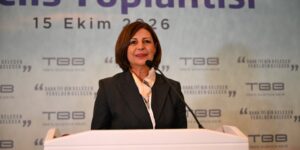 ESKİŞEHİR BÜYÜKŞEHİR BELEDİYE BAŞKANI AYŞE ÜNLÜCE TBB BAŞKAN VEKİLİ SEÇİLDİ