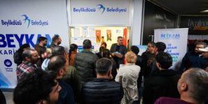 BEYKAM İŞ ARAYANLARLA İŞVERENLERİ BULUŞTURDU