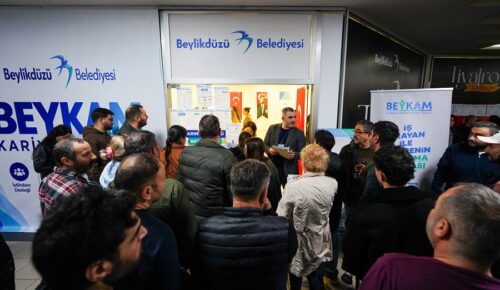 BEYKAM İŞ ARAYANLARLA İŞVERENLERİ BULUŞTURDU