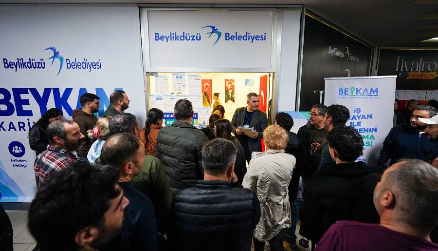 BEYKAM İŞ ARAYANLARLA İŞVERENLERİ BULUŞTURDU