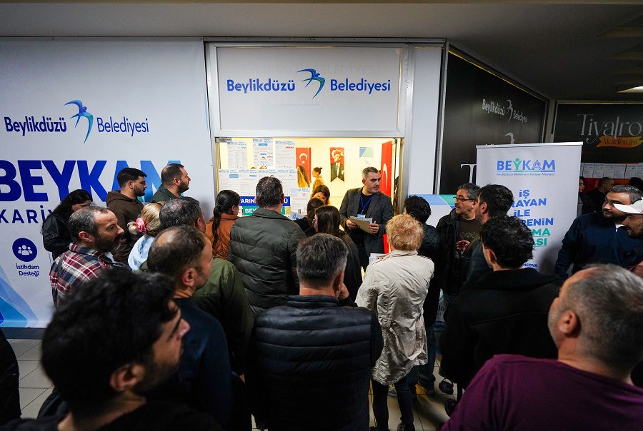 BEYKAM İŞ ARAYANLARLA İŞVERENLERİ BULUŞTURDU