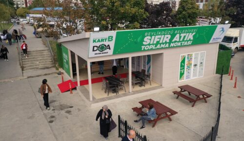 BEYLİKDÜZÜ BELEDİYESİ SIFIR ATIK TOPLAMA NOKTASI HİZMETE AÇILDI